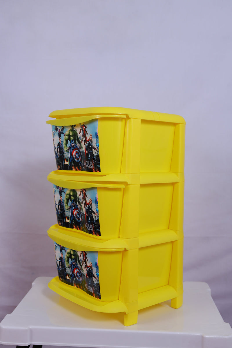 Aqua Printed Multi-Purpose Cabinets